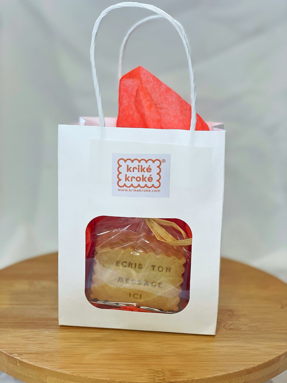 Sac cadeau 6 biscuits