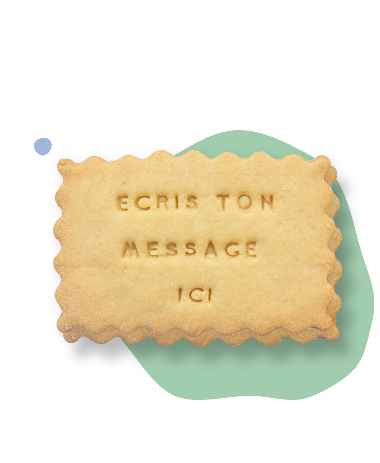 Ballotin de 2 biscuits (vendu par lot de 10)