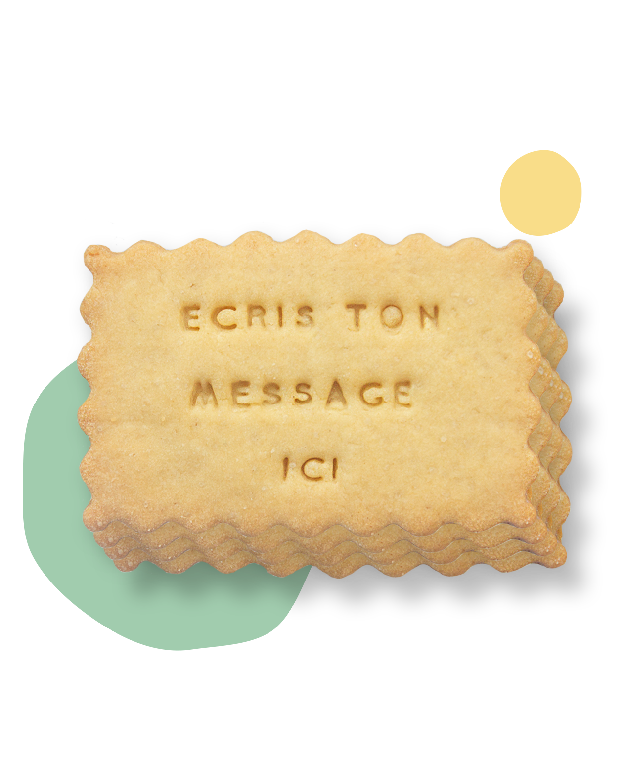 Ballotin de 4 biscuits (vendu par lot de 5)