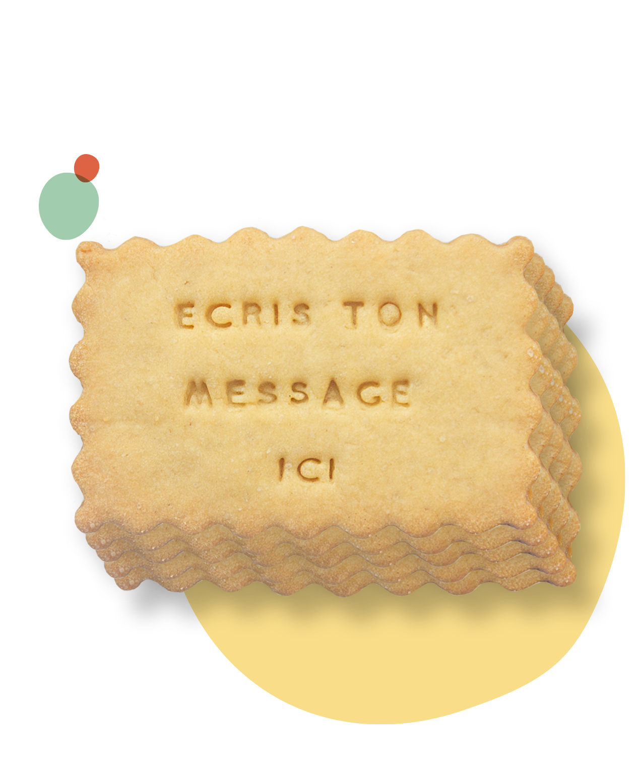 Ballotin de 5 biscuits (vendu par lot de 4)