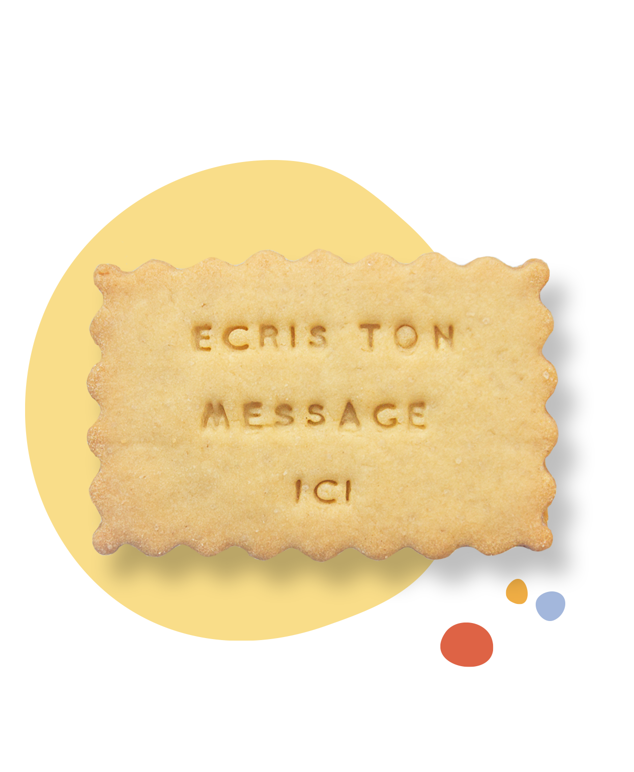Ballotin de 1 biscuit (vendu par lot de 20)